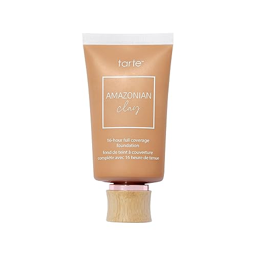 tarte Amazonian clay 16-hour Full Size coverage foundation - Matte Finish Foundation with Amazonian Clay & Vitamin E for Hydration & Smooth Looking Beauty & Personal Care tarte