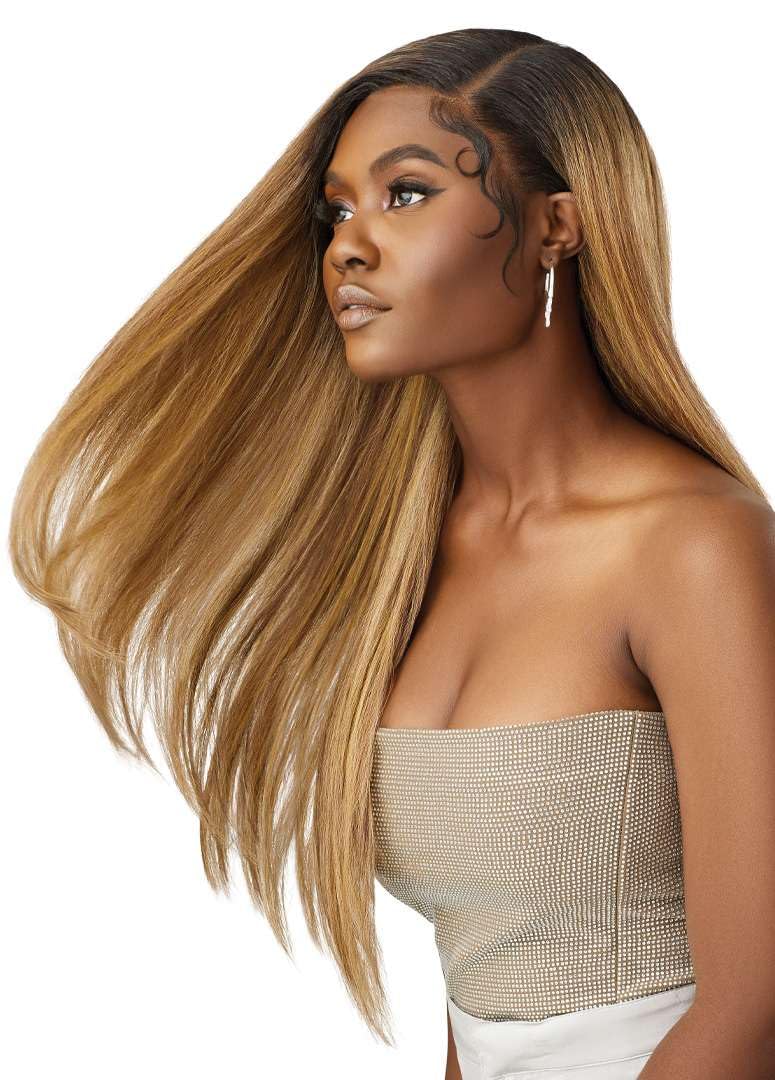 Outre Lace Front Wig - Melted Hairline - Swirlista - Swirl 101 (JET BLACK 1)