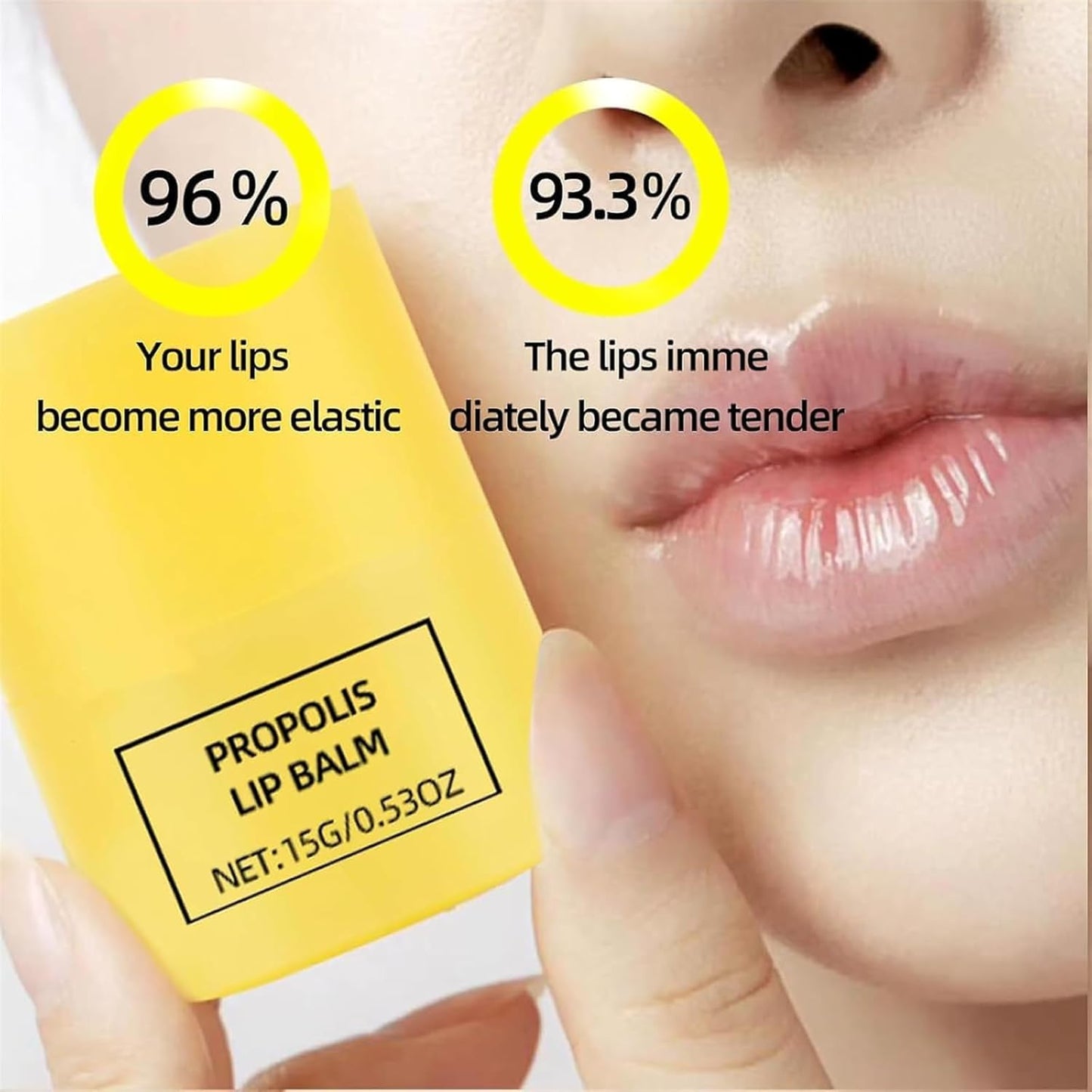 Honey Moisture Deep Nourishing Lip Balm, Honey Lip Balm, Moisture Lip Balm, Deep Nourishing Repair Soft Lips Daily Moisturizing Lip Balm, Honey Beauty and Personal Care LSQYLX
