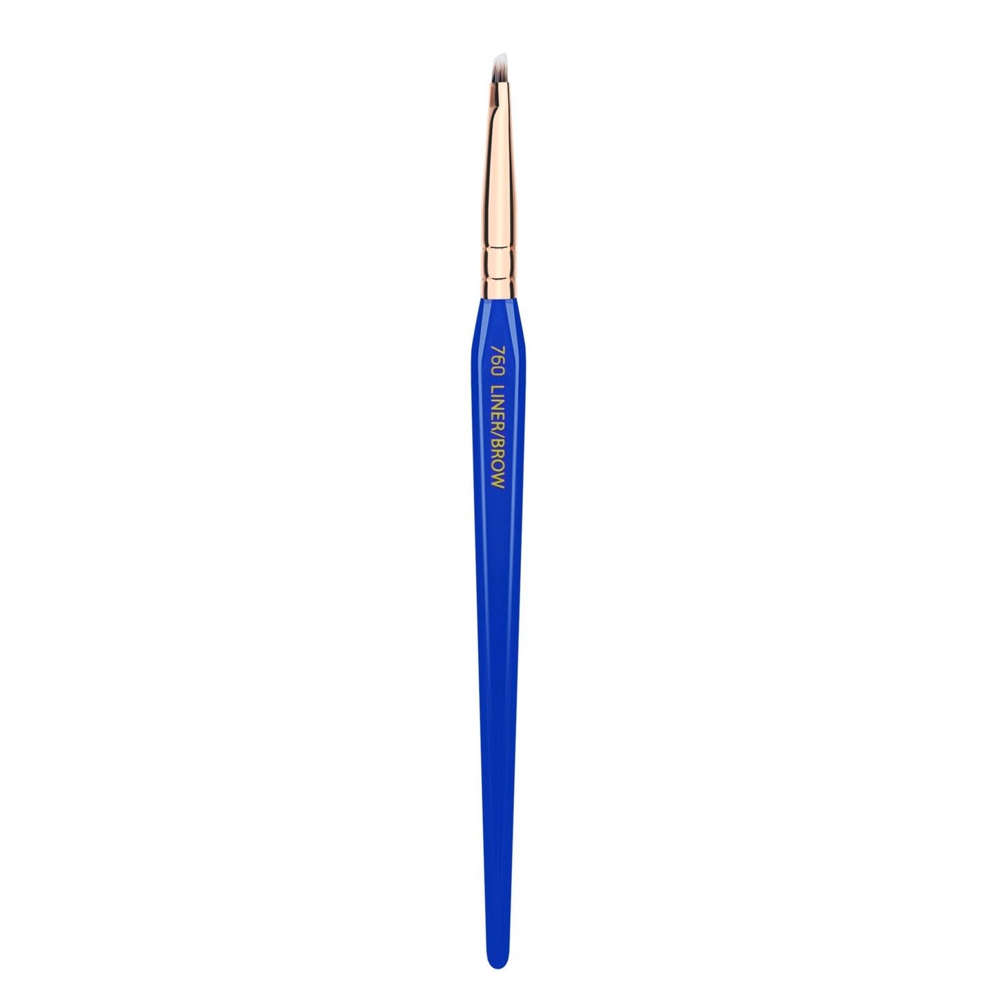 Bdellium Tools Professional Makeup Brush - Golden Triangle 760 Liner/Brow - With All Vegan and Soft Synthetic Fibers, For Eyes & Brows (Blue, 1pc) Beauty & Personal Care BDELLIUM TOOLS