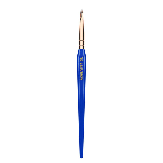 Bdellium Tools Professional Makeup Brush - Golden Triangle 760 Liner/Brow - With All Vegan and Soft Synthetic Fibers, For Eyes & Brows (Blue, 1pc) Beauty & Personal Care BDELLIUM TOOLS