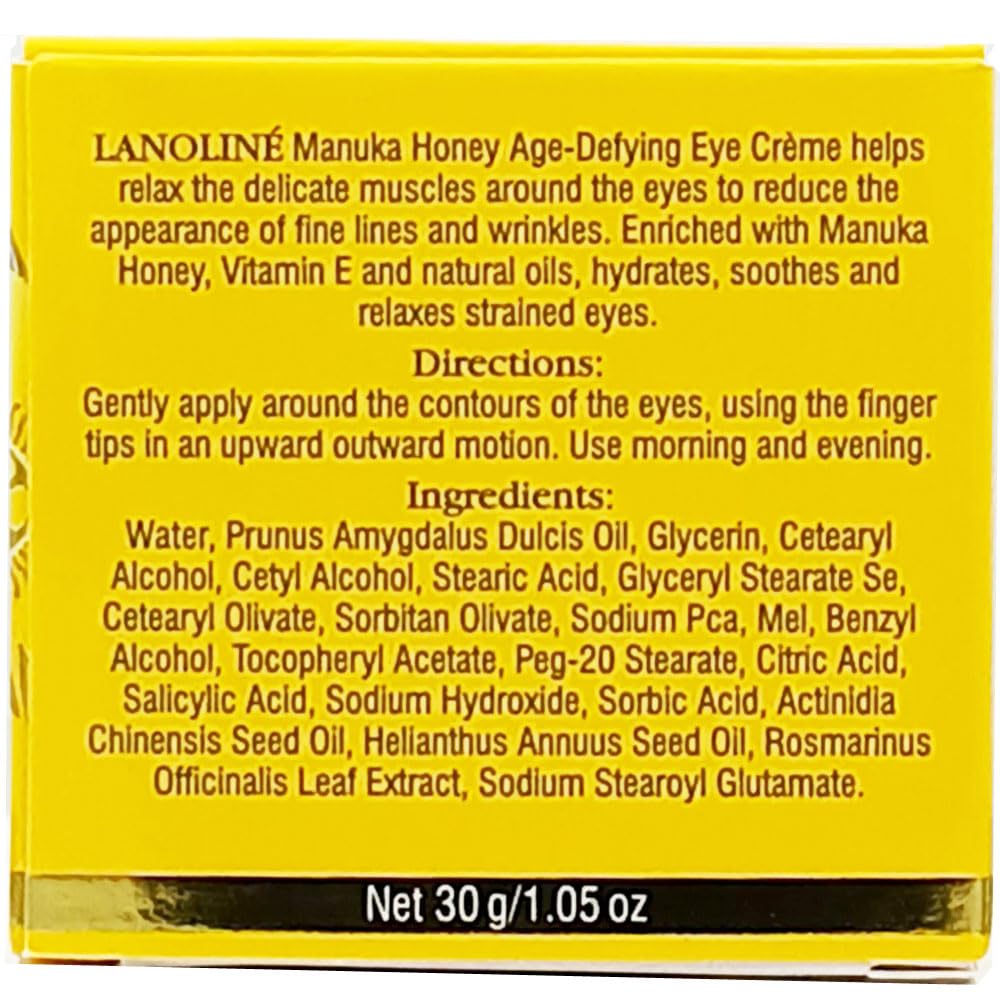 Lanoline Age-defying Manuka Honey Eye Cream with Kiwifruit Seed Oil Beauty & Personal Care Lanoline