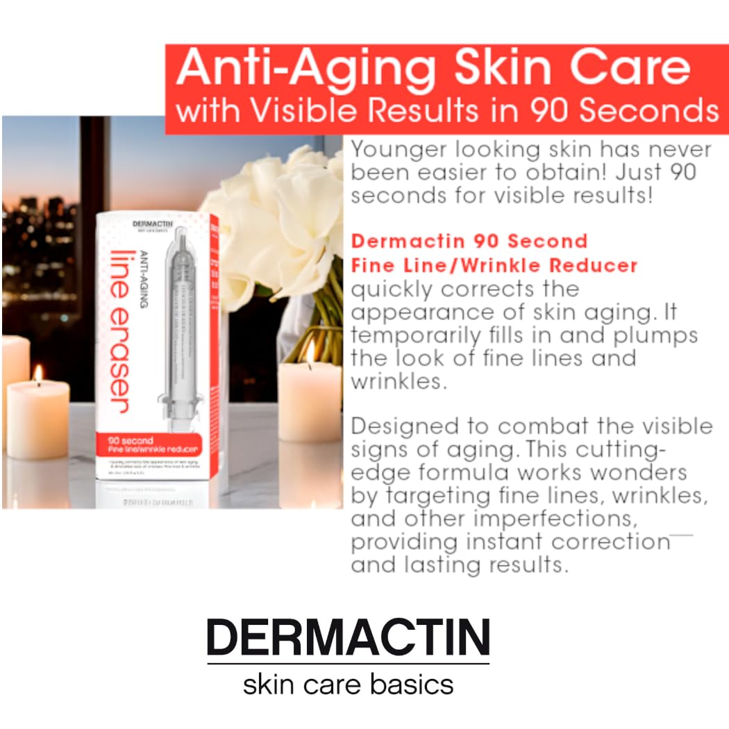 Dermactin 90 Second Fine Line/Wrinkle Reducer .34 oz. Beauty & Personal Care Dermactin