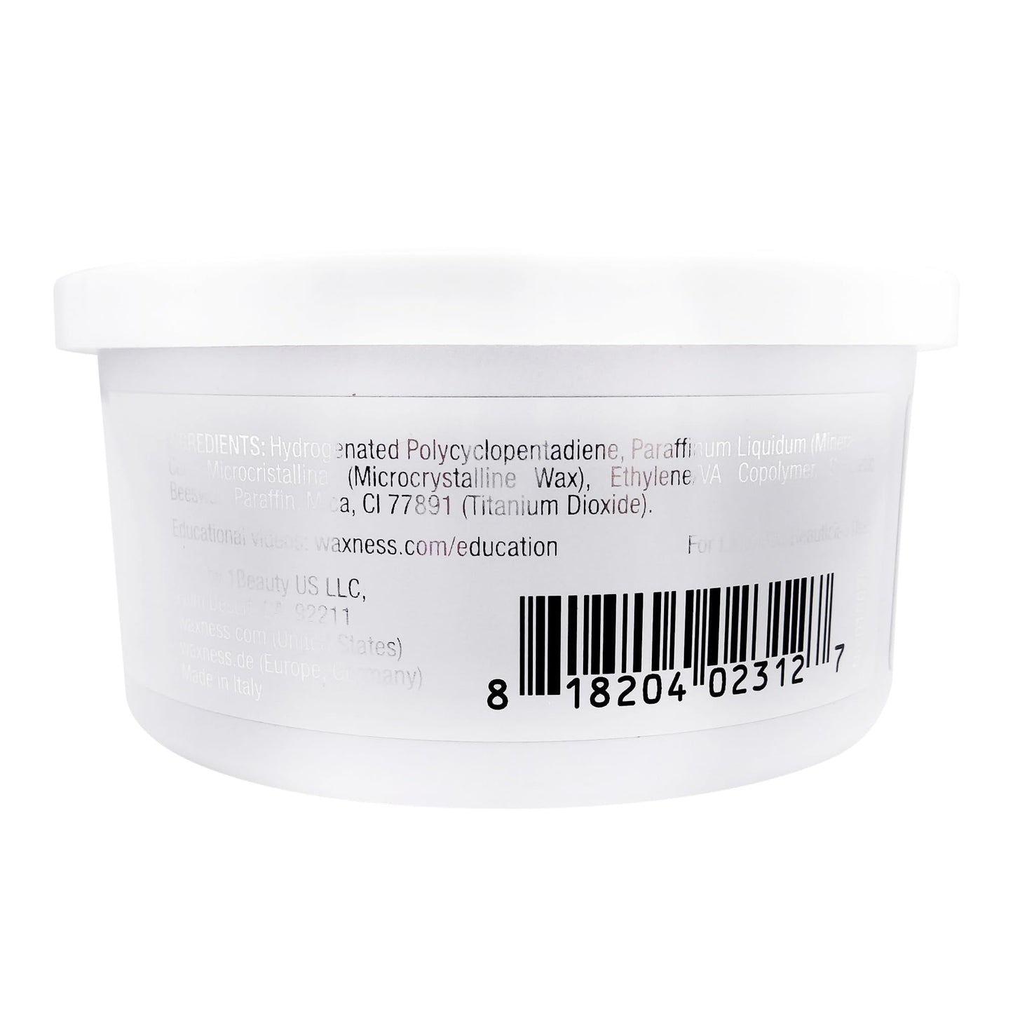 Waxness Pearl Hard Wax for Face & Eyebrows - 5 oz (140 g) Hard Wax with Creamy Texture and Pearly White Color, Use With Strips, Professional Use Beauty and Personal Care Waxness