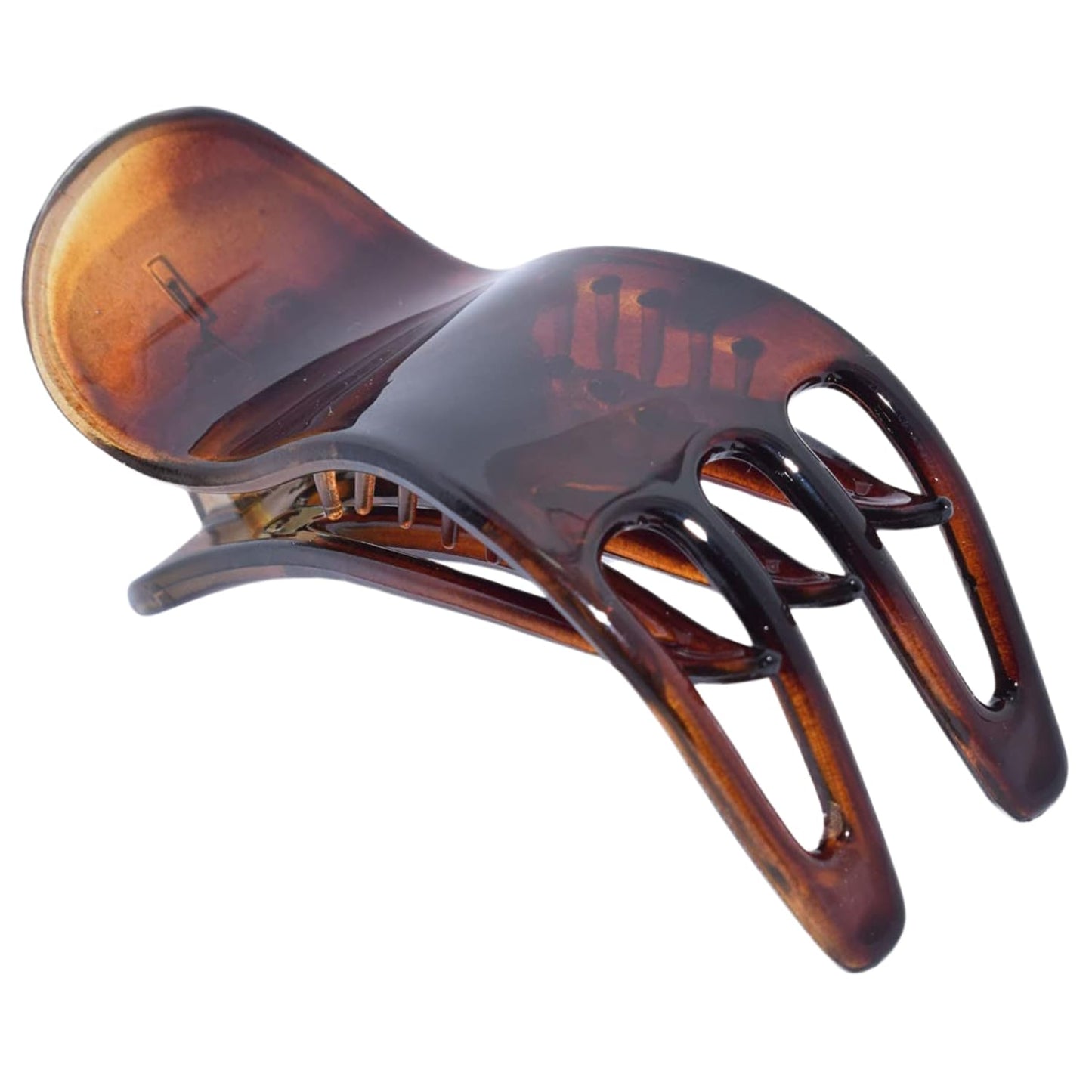 Parcelona French Simply Bear Paw Medium 3” Celluloid Non Slip Side Slide In Jaw Yoga for Fine Hair Fashion Durable Styling Women Hair Accessories Claw Beauty & Personal Care Parcelona