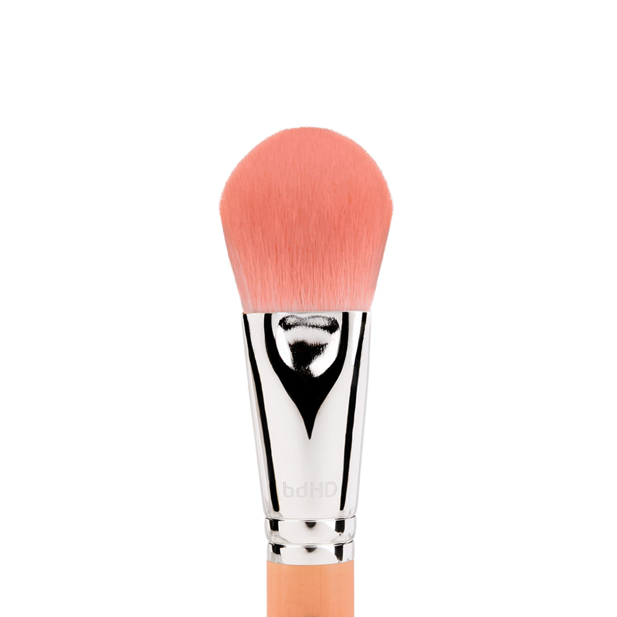 Bdellium Tools Professional Makeup Brush - Pink Bambu Series 968 BDHD Phase II Small Foundation/Contour - With Soft Synthetic Fibers, For Versatile