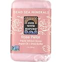 Pack of 6 x One With Nature Dead Sea Mineral Rose Petal Soap - 7 oz by One With Nature Beauty & Personal Care MarvelsAura