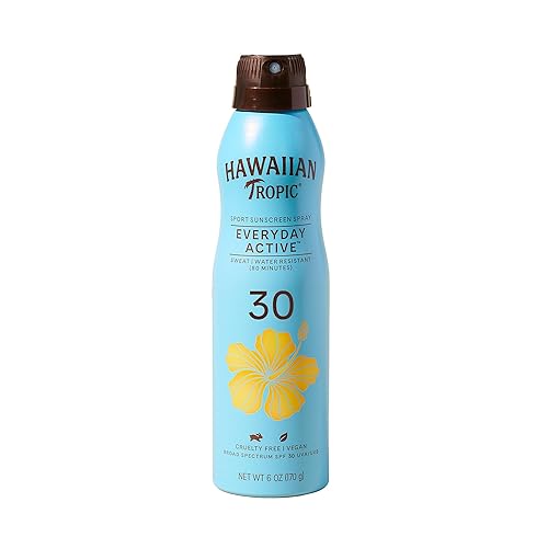 Hawaiian Tropic Island Sport Sunscreen Spray, Clear Coconut, 6 Ounce Beauty & Personal Care Hawaiian Tropic