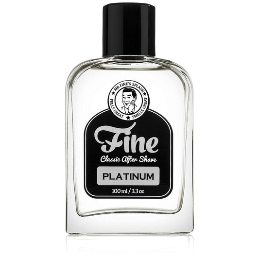 Mr. Fine Men's Aftershave - Platinum Fragrance, Soothing & Toning Post Shave Balm, Calms Razor Burn, Classic Barbershop Feel, Alcohol-Based Formula Beauty and Personal Care Fine