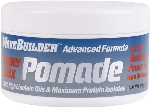 WAVEBUILDER Advanced Formula Super Wax Pomade 3.5 OZ Beauty & Personal Care WAVEBUILDER