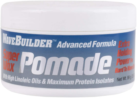 WAVEBUILDER Advanced Formula Super Wax Pomade 3.5 OZ Beauty & Personal Care WAVEBUILDER