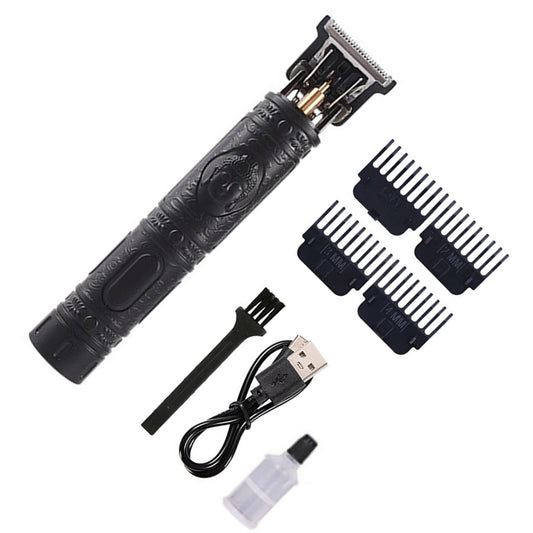 ZJchao Professional Hair Clippers Cordless Trimmer with Dragon and Buddhas Metal Body for Stylish Haircuts and Beard Grooming (Buddha headB-2) Beauty and Personal Care ZJchao