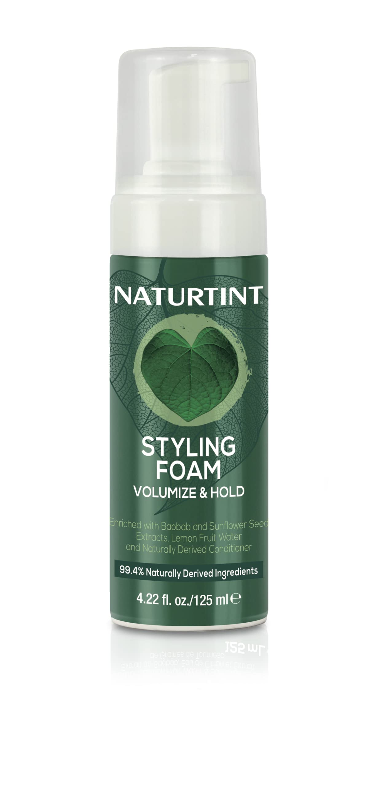 Naturtint Volumize & Hold Styling Foam - Naturally Derived Ingredients, Dermatologically Tested, Vegan Beauty & Personal Care Naturtint