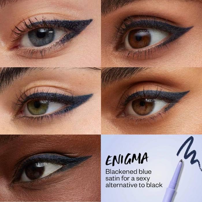 Kosas Soulgazer Intensifying Waterproof Gel Eyeliner - Enigma - blackened blue satin
