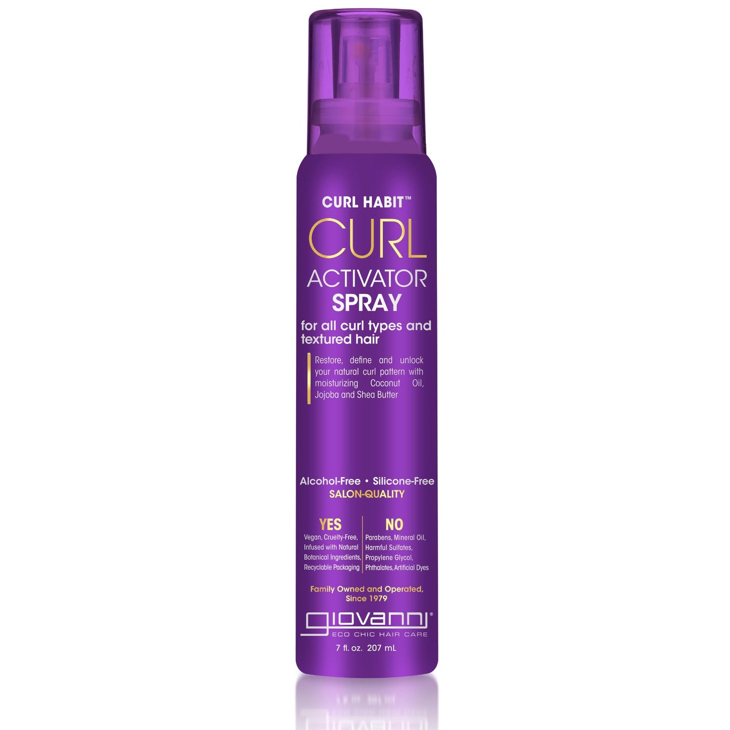 GIOVANNI Curl Habit Curl Activator Spray - Curl Refresher Spray, All Curl Types, Textured Hair, Restore and Define Natural Curl Pattern - 7 oz Beauty & Personal Care GIOVANNI