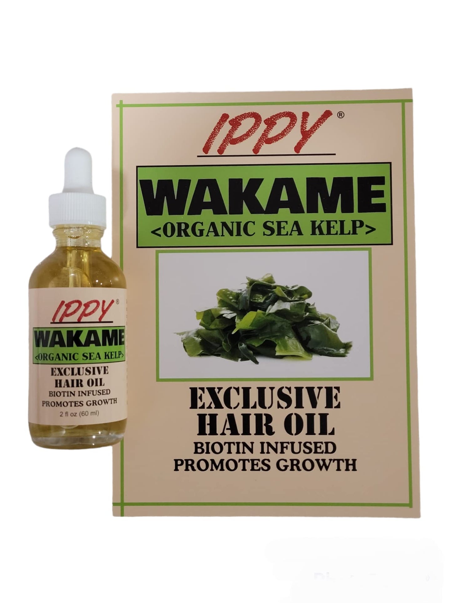 NI-SHI by IPPY Wakame Organic Sea Kelp Exclusive Hair Oil 2 Fl oz Beauty & Personal Care NI-SHI by IPPY