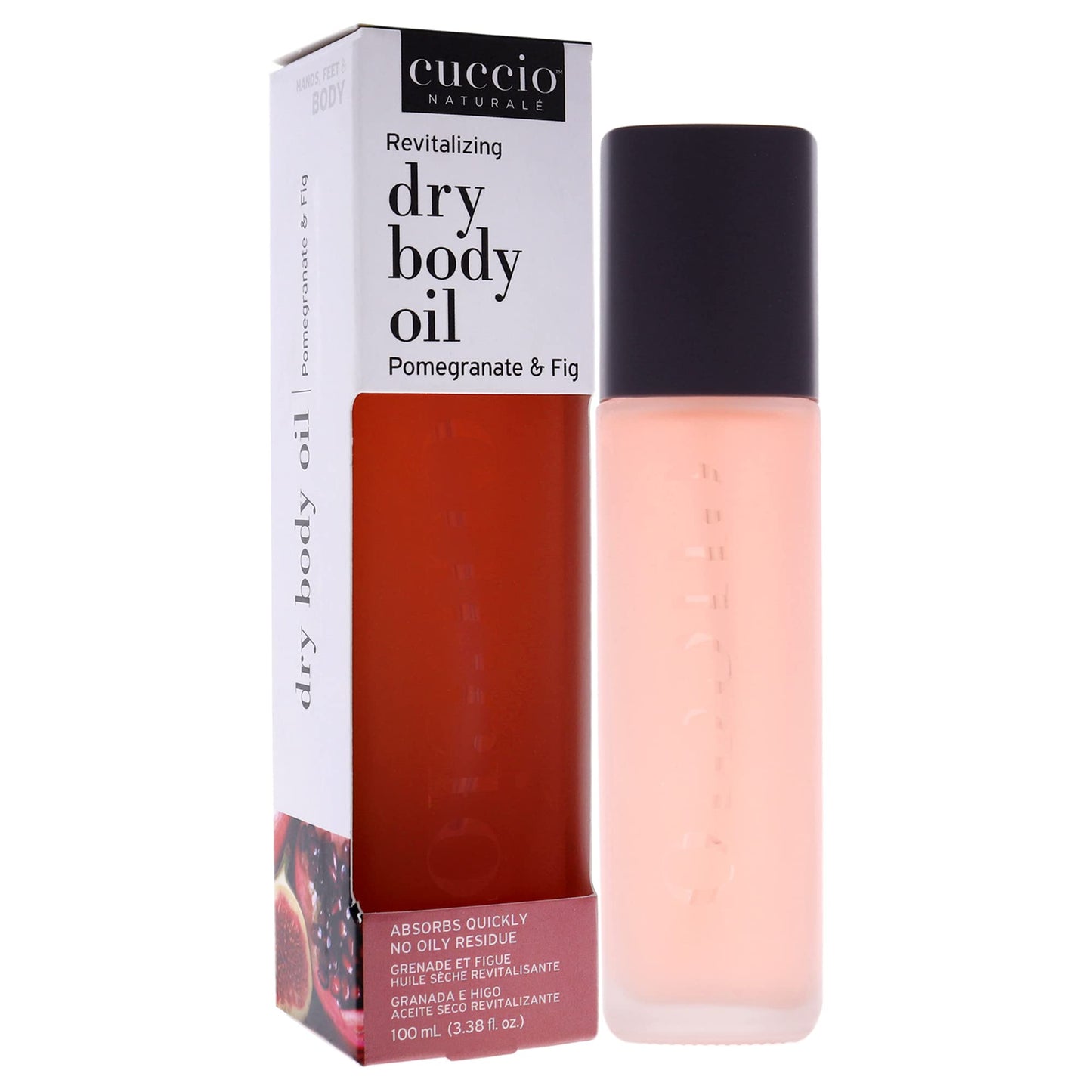 Revitalizing Dry Body Oil - Pomegranate and Fig by Cuccio Naturale for Unisex - 3.38 oz Oil Beauty & Personal Care Cuccio
