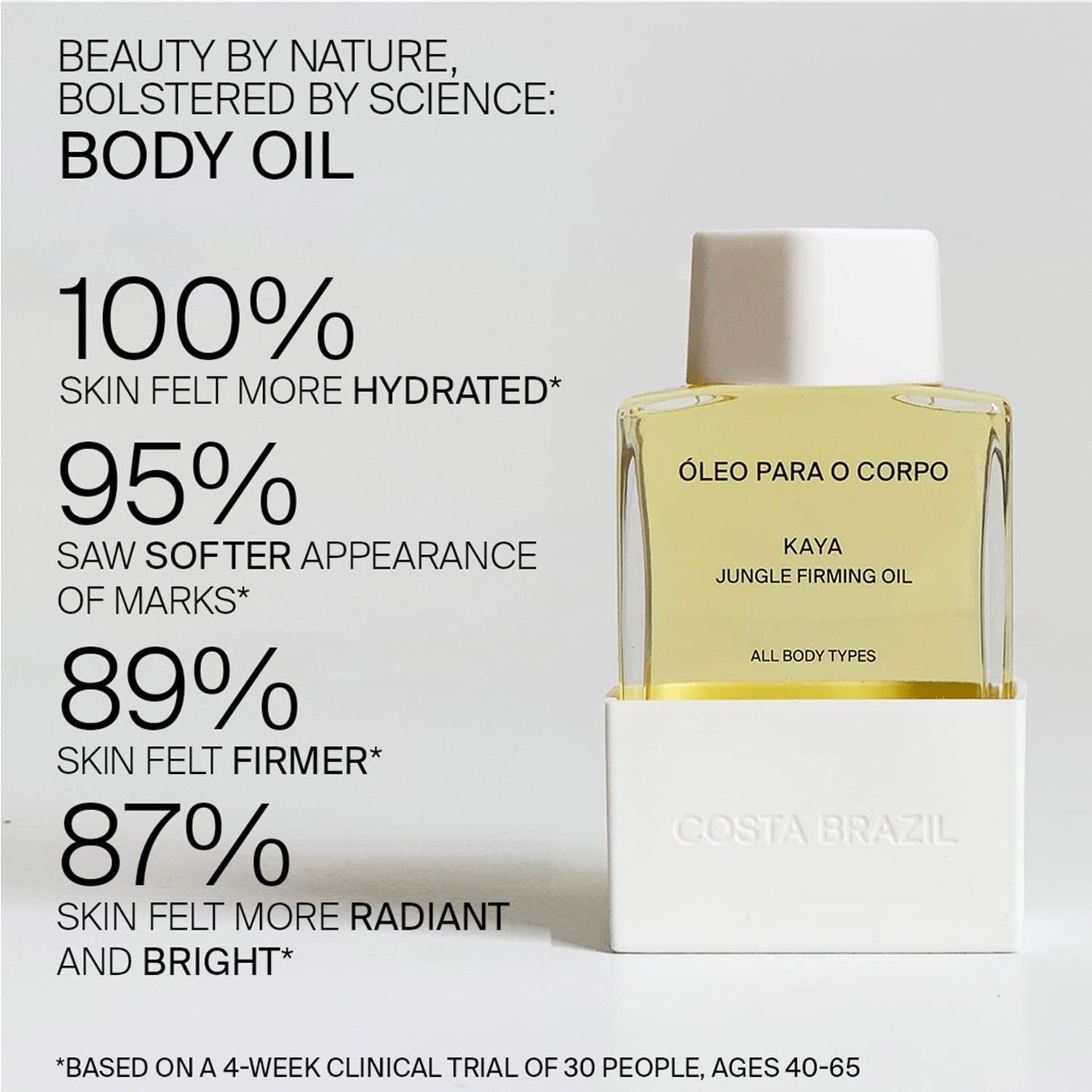 Costa Brazil Kaya Jungle Firming Moisturizing Body Oil - Travel Size Dry Body Oil for Dry Sensitive Skin & Hair, with Kaya, Cacay & Amazonian Beauty & Personal Care Costa Brazil