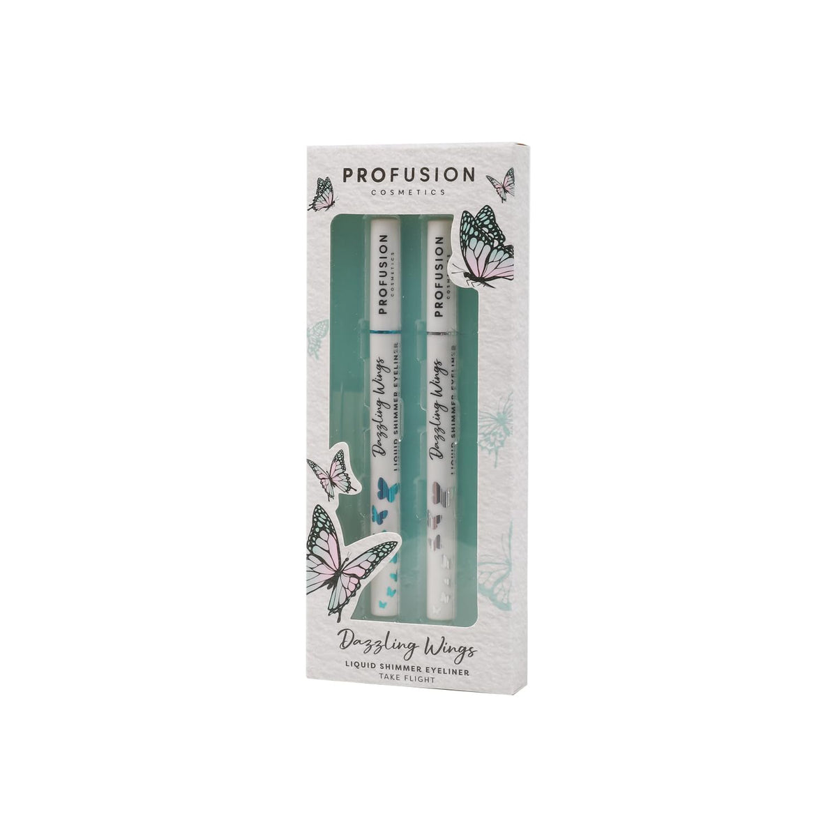 Profusion Cosmetics Empowered Butterfly Dazzling Wings Liquid Shimmer Eyeliner, Quick-dry, Waterproof, Sparkling Linears, Flexible brush for easy Beauty & Personal Care Profusion Cosmetics