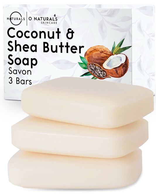 O NATURALS 3-Pack Organic Soap Bar 4oz each-100% Vegan Cold Process Body Wash Scented Premium Handmade Soap - Natural Soaps for Men Women, Face, Body Beauty and Personal Care O NATURALS Default Title