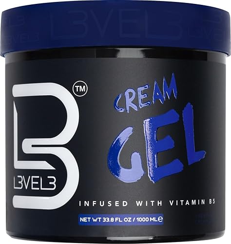 L3 Level 3 Cream Gel - Provides Volume and Medium Hold - With Vitamins to Nourish and Protect Hair Level Three Mens Hair Styling Cream (1000 ML Beauty & Personal Care L3