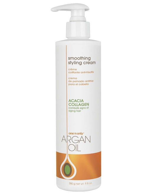 One 'n Only Argan Oil Smoothing Styling Cream, Helps Protect Hair Color, Eliminates Frizz, Hydrates, Adds Shine, Definition, and Texture for a Beauty & Personal Care One 'N Only