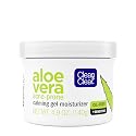 Clean & Clear Aloe Vera Calming Gel Acne Facial Moisturizer for Acne-Prone & Sensitive Skin, Oil-Free Daily Moisturizing Gel, 4.9 Oz Beauty & Personal Care Clean & Clear