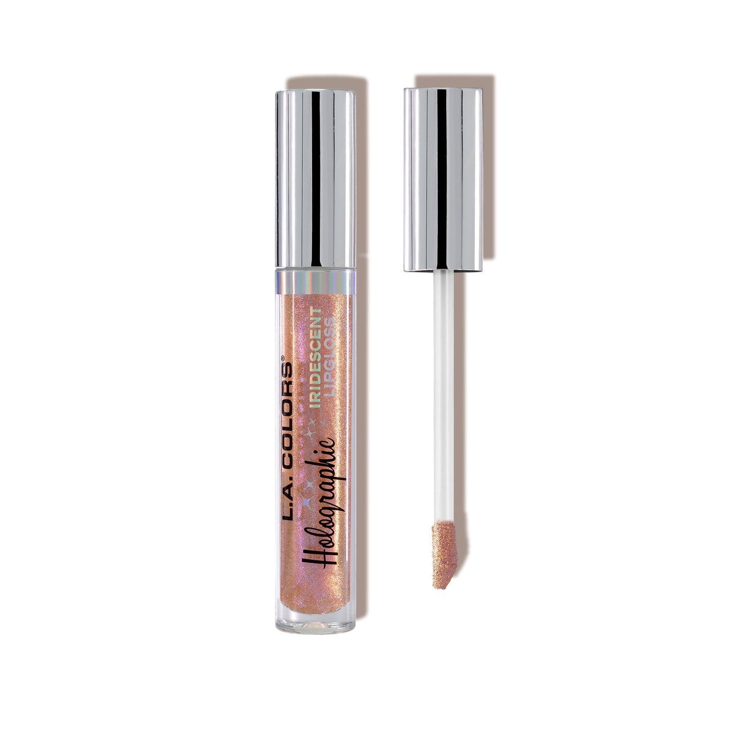 L.A. COLORS Holographic Lipgloss, Glazed Donut CLG426 Beauty & Personal Care L.A. COLORS