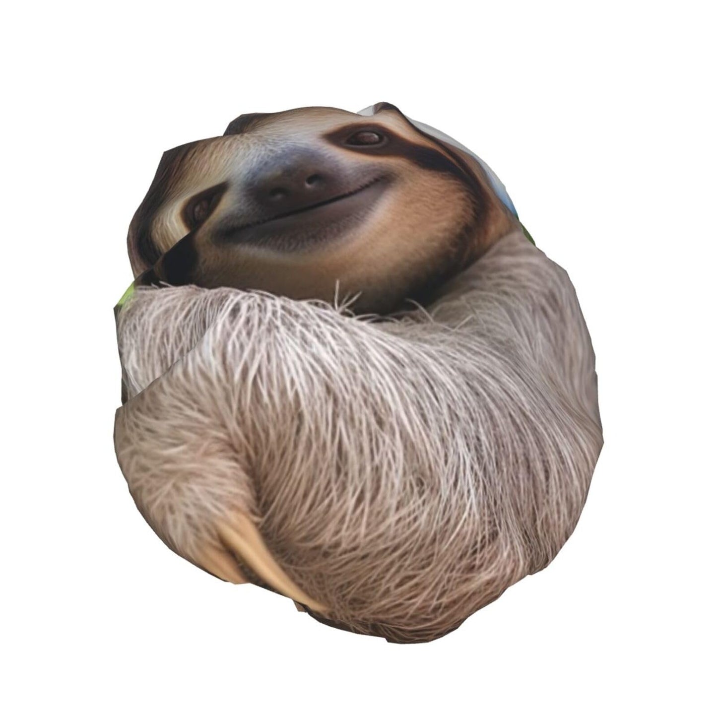 A Sloth on a Tree Branch Shower Cap for Women Men Large Reusable Shower Bonnet Double-Layer Waterproof Bath Caps Elastic Band Hair Hat for All Beauty and Personal Care BWLHJKE
