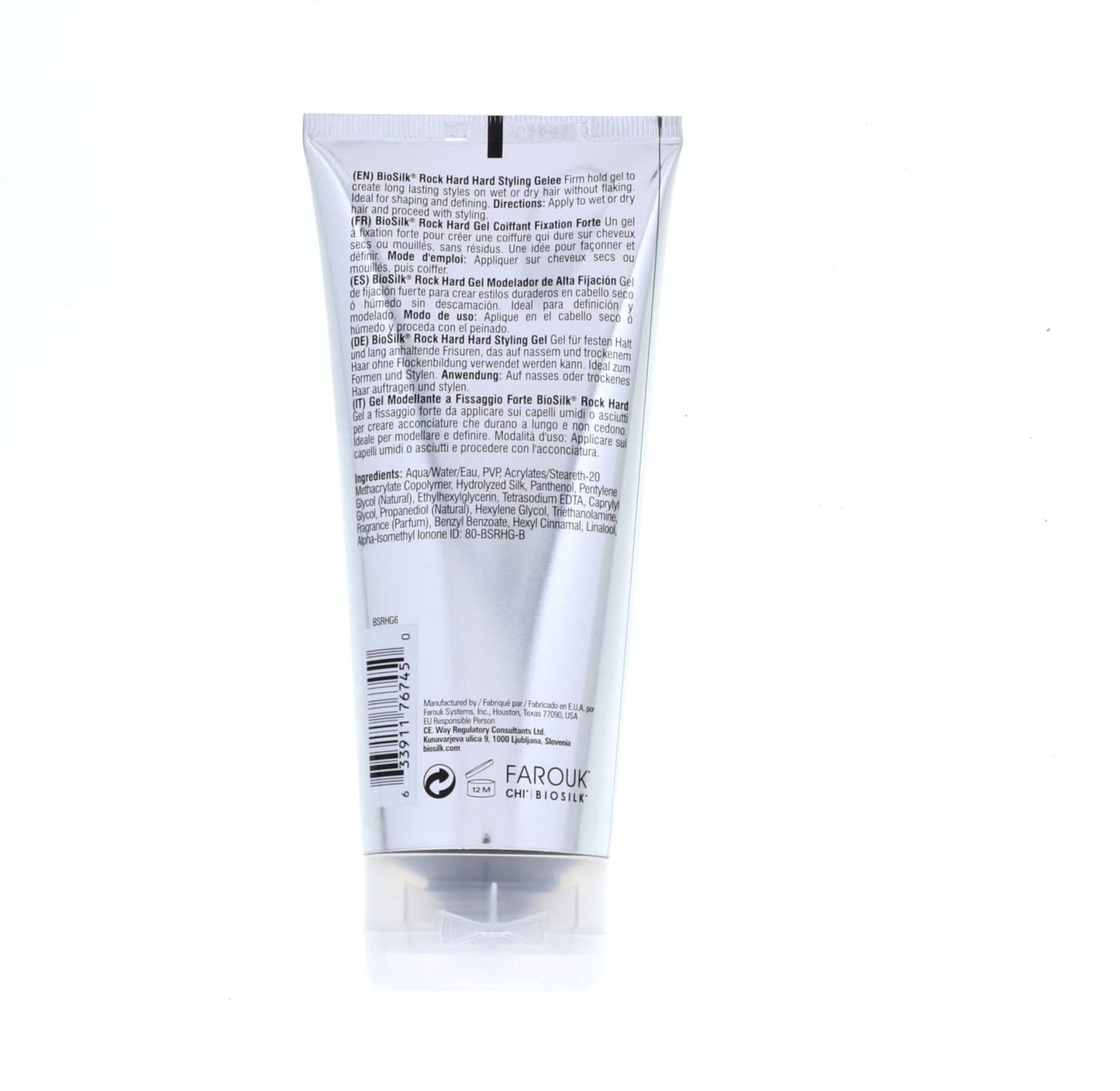 Biosilk Rock Hard Hair Styling Gelee 6 oz (Pack of 5) Beauty & Personal Care BioSilk
