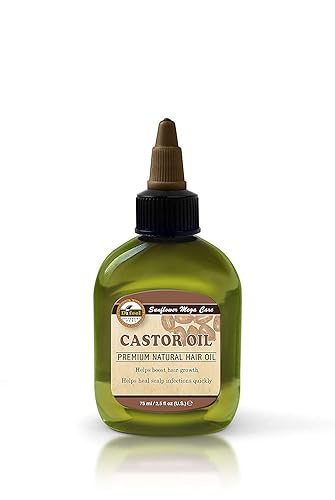 Difeel Mega Care Castor Oil 2.5 ounce - Natural Castor Oil for Hair Growth Beauty & Personal Care Difeel