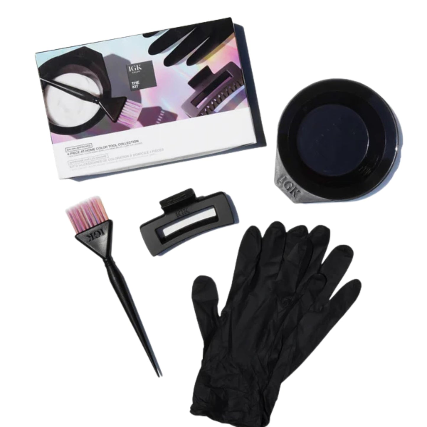 IGK The Kit At-Home Color Tool Collection | 4-Piece Set for Precise, Even Hair Color Application | Salon-Approved Color Tools Beauty & Personal Care IGK