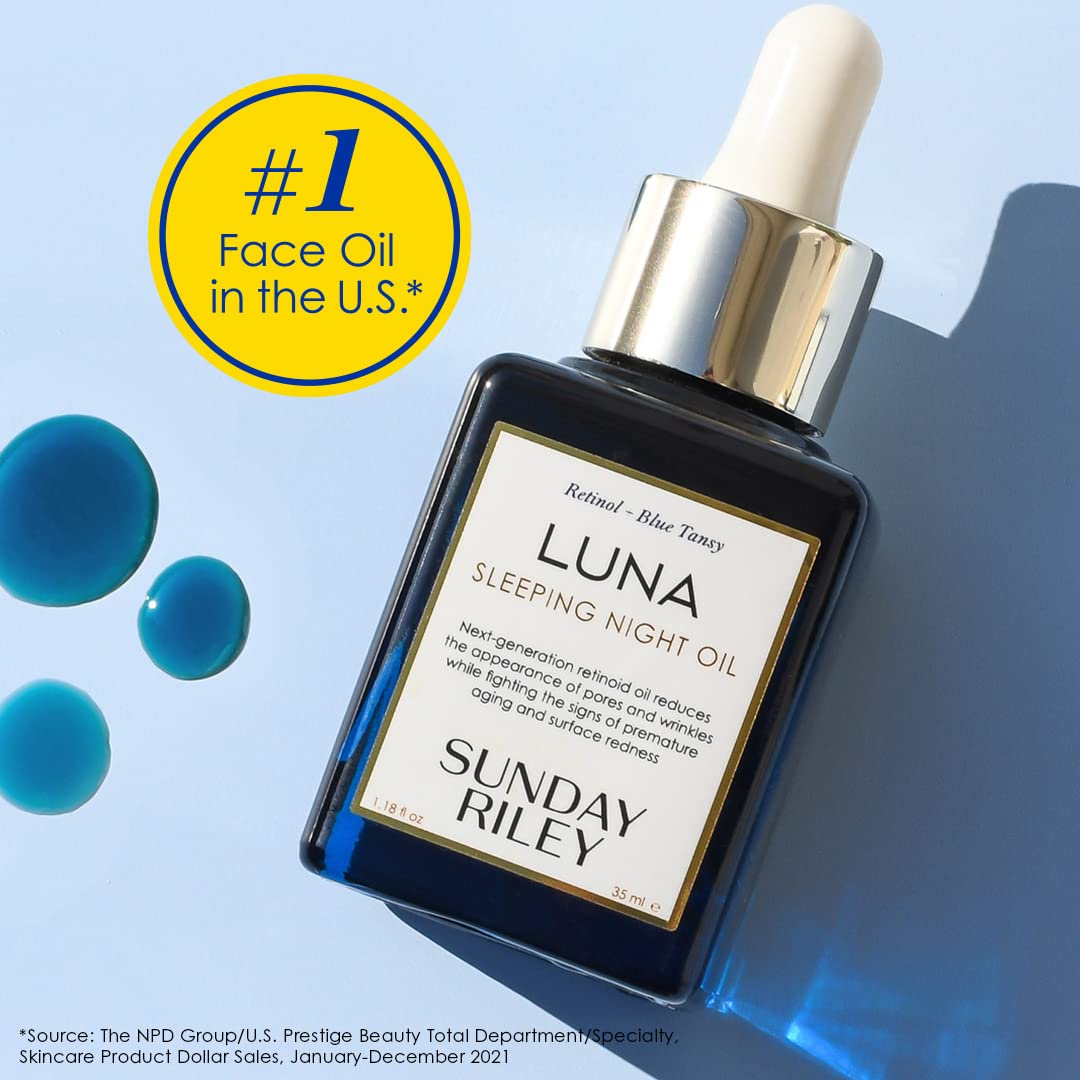 Sunday Riley Luna Retinol Sleeping Anti Aging Night Face Oil Beauty & Personal Care Sunday Riley