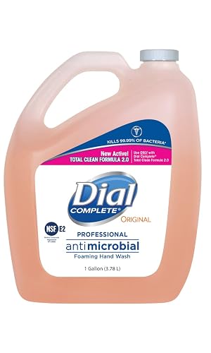Dial Complete Original Antibacterial Foaming Hand Wash, 1 Gallon Bottle (Pack of 4) Beauty & Personal Care Dial