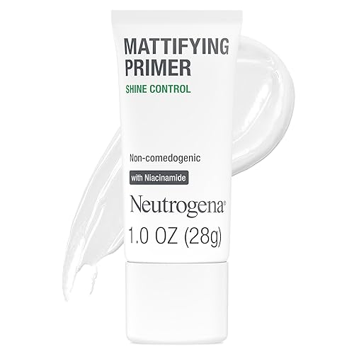 Neutrogena Mattifying Primer with Shine Control, Lightweight Pore Blurring Face Primer Blurs the Look of Pores & Helps Reduce Shine, Matte Primer Beauty & Personal Care Neutrogena