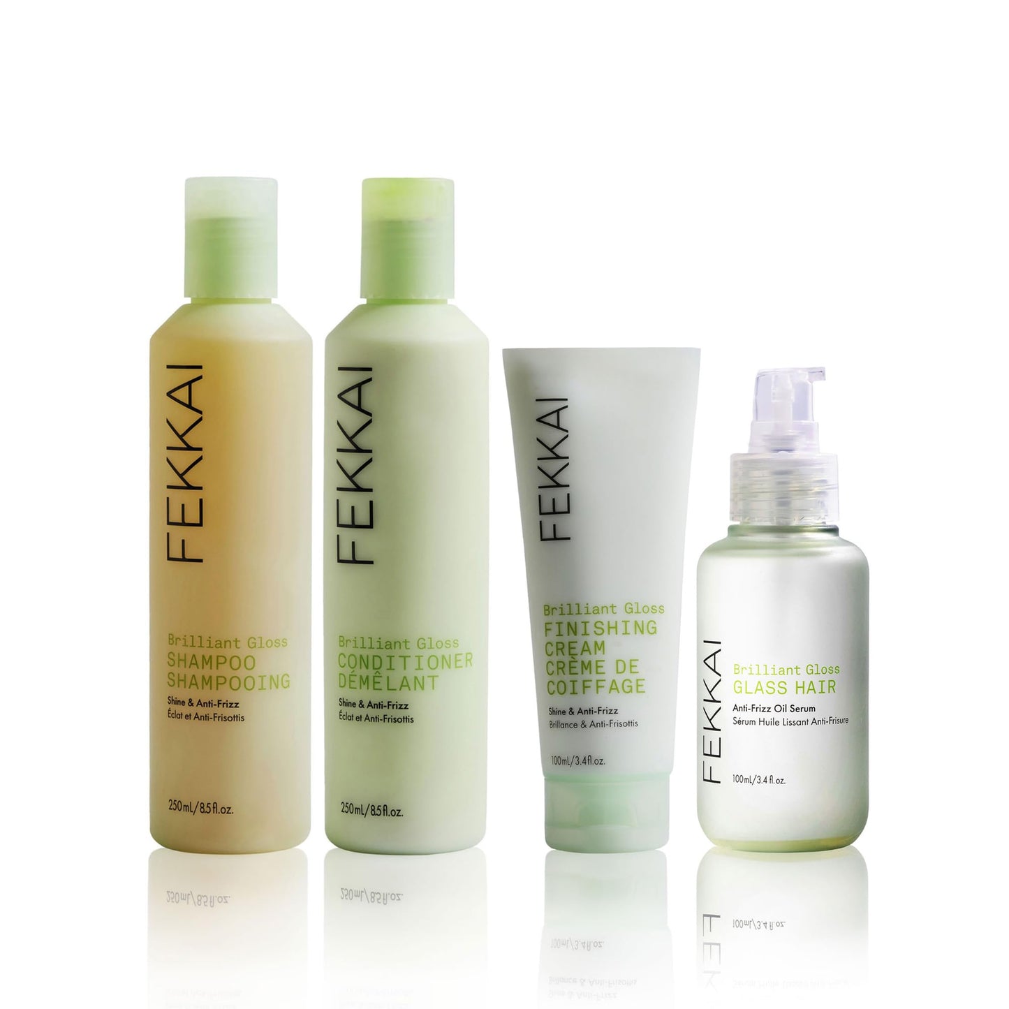 FEKKAI Brilliant Gloss Multi-Tasker - 3.4 oz, Pack of 2 - Transforms Hair with 4X Shine - Free of Sulfates, Parabens, Phthalates - Vegan, Cruelty-Free Beauty & Personal Care Fekkai
