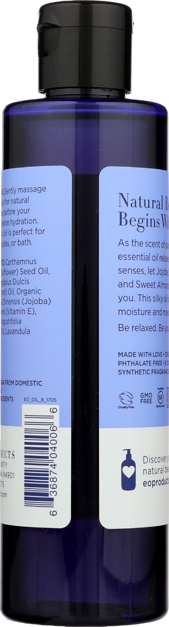 Body Oil, French Lavender - 8 fl. oz (236 ml) by EO Products Beauty & Personal Care EO