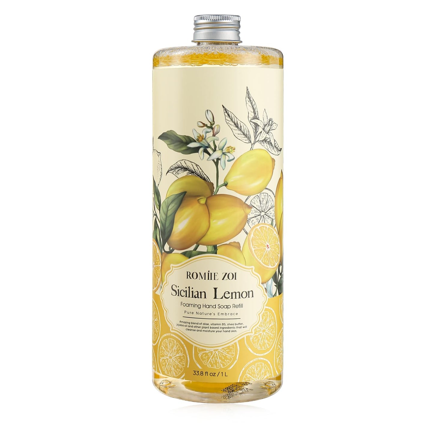 ROMIIE ZOI Foaming Hand Soap Refill, Lemon, 1 L/ 33.8 FL OZ Beauty and Personal Care ROMIIE ZOI Default Title