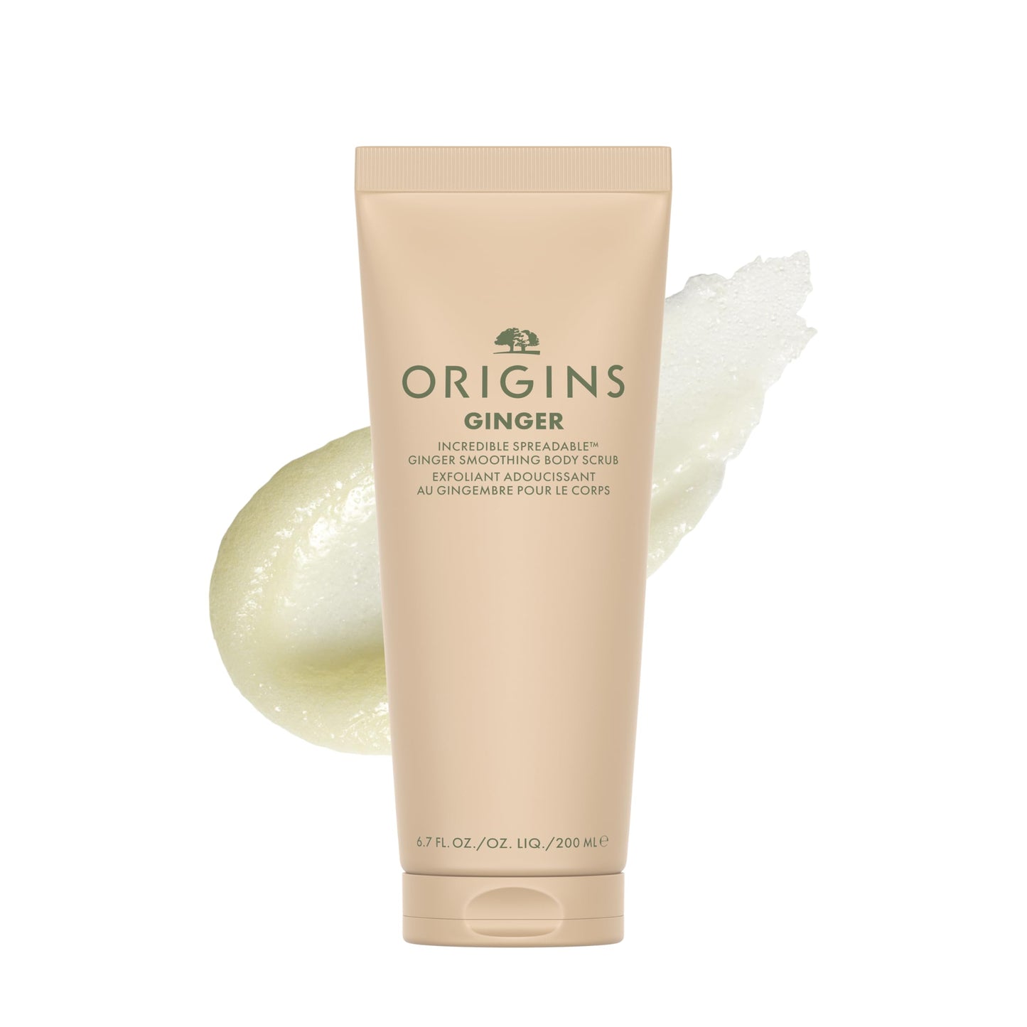 Origins Incredible Spreadable Smoothing Ginger Body Scrub | Gently Exfoliates | With Ginger & Sugar, 6.7 Fl Oz Beauty & Personal Care Origins