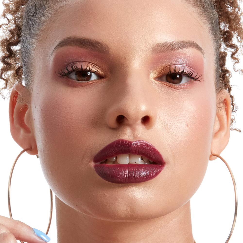 NYX PROFESSIONAL MAKEUP Shout Loud Satin Lipstick, Infused With Shea Butter - Into The Night (Deep Grape) Beauty & Personal Care NYX PROFESSIONAL MAKEUP