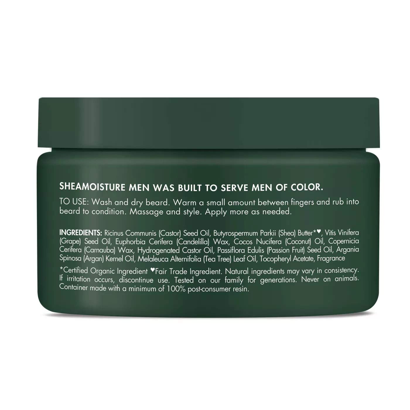 SHEA MOISTURE Mens Beard Balm, All Natural ingredients, Made With Maracuja Infused Shea Butter, Shape-Smooth & Define, 4 Ounce (M-BB-2949) Beauty & Personal Care Shea Moisture