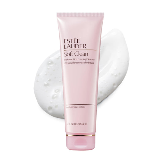 Estée Lauder Soft Clean Moisture Rich Foaming Face Wash Cleanser, 4.2 Ounce Beauty & Personal Care Estée Lauder