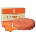 Madina Carrot Soap Bar - Carrot Seed Oil & Shea Butter, Moisturizing, Anti-Aging, Skin Tone & Elasticity, Vegetable-Based, Halal, Gentle Cleanser, 6 Beauty & Personal Care Madina