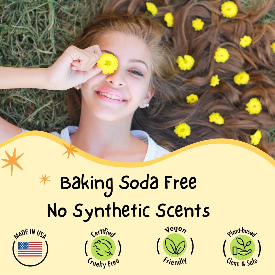 MONA 100% Natural Deodorant for Kids - Safe For Girls & Boys with Sensitive Skin - Baking Soda Free, Aluminum Free - Vegan, Non-GMO, Gluten Beauty and Personal Care MONA