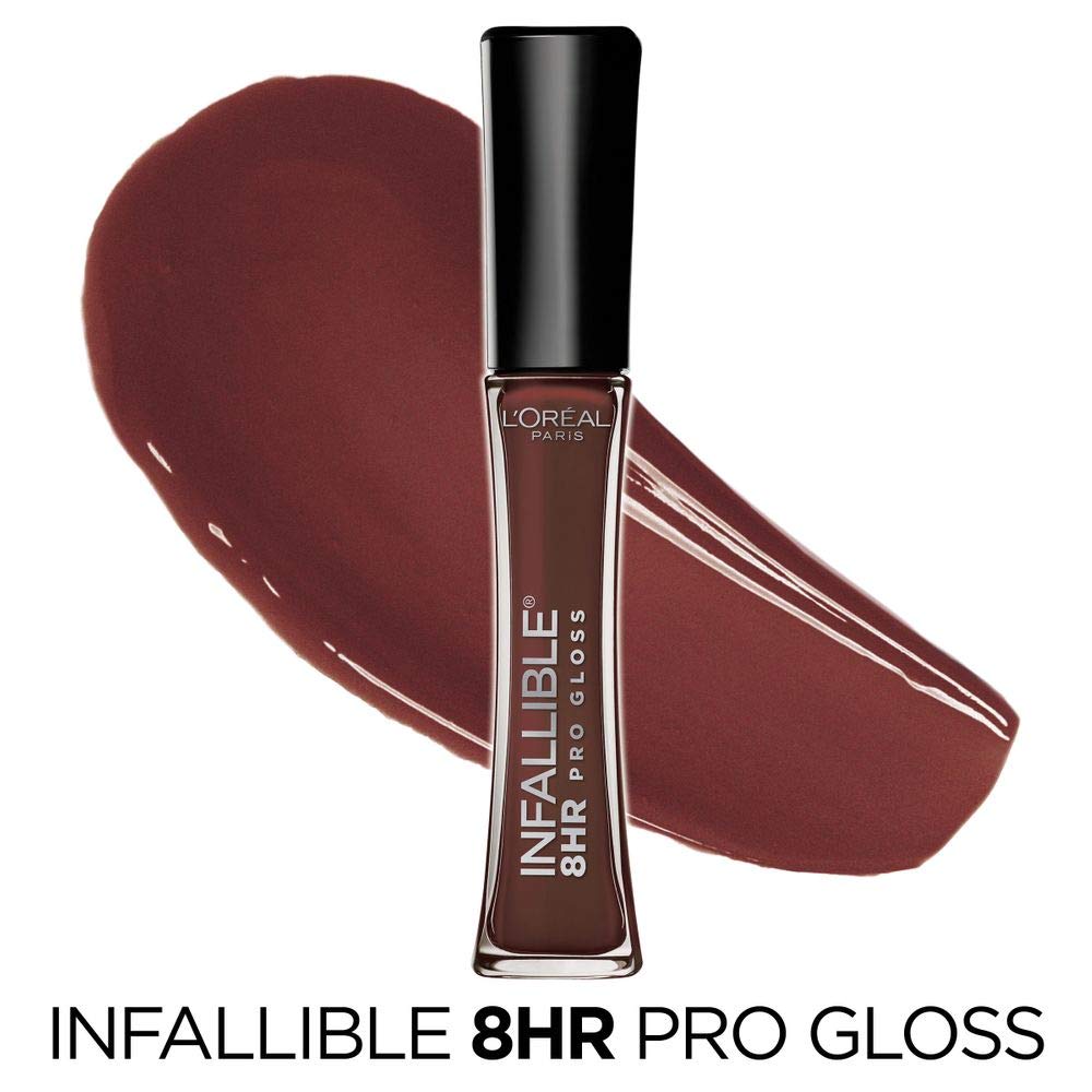 L’Oreal Paris Makeup Infallible 8 Hour Hydrating Lip Gloss, Truffle, 0.21 Fl Oz Beauty & Personal Care L'Oreal Paris