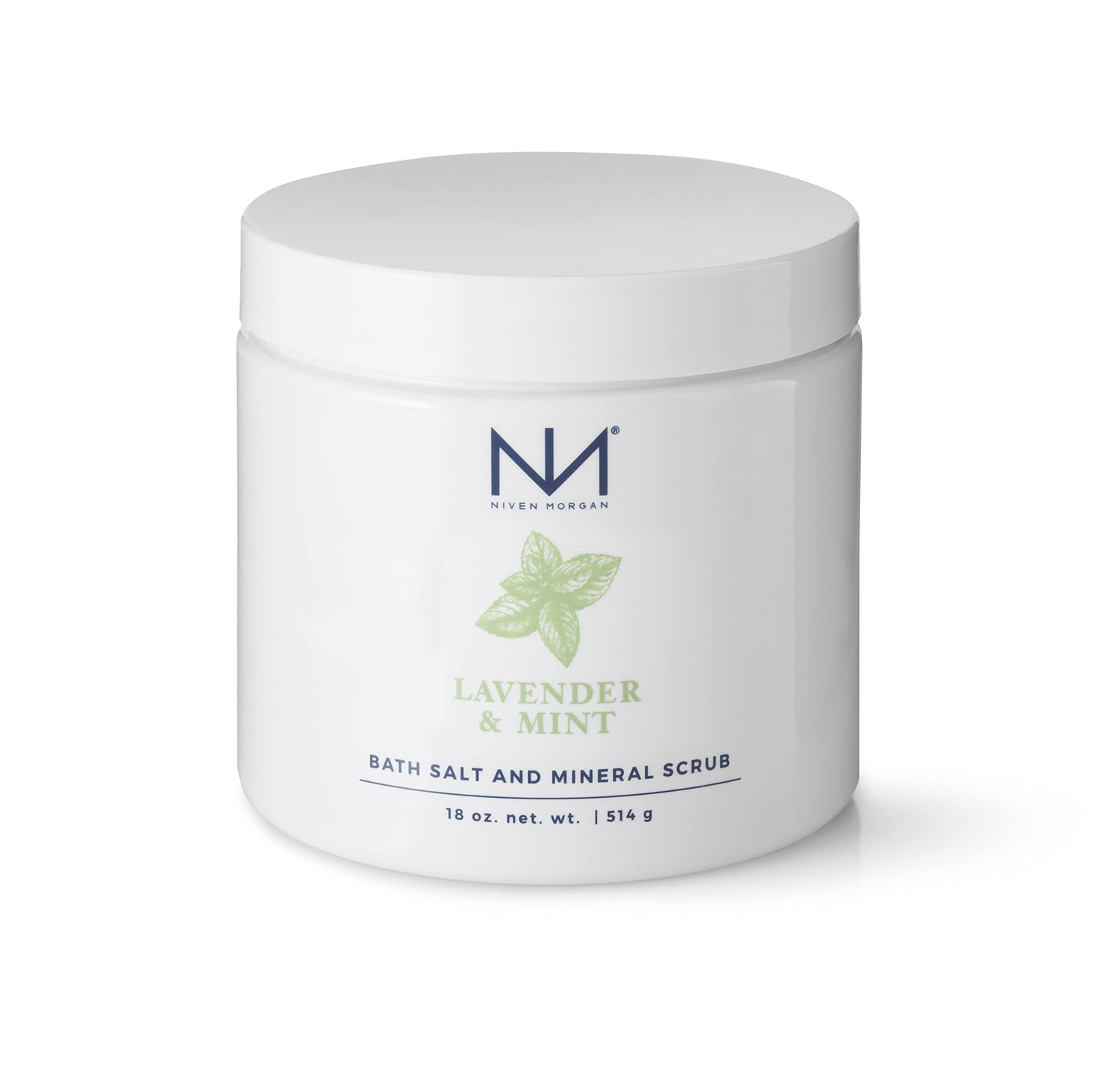 Niven Morgan Lavender Mint Dead Sea, & Epsom Soak Bath Salt and Spa Mineral Scrub 18 oz. Beauty and Personal Care Niven Morgan
