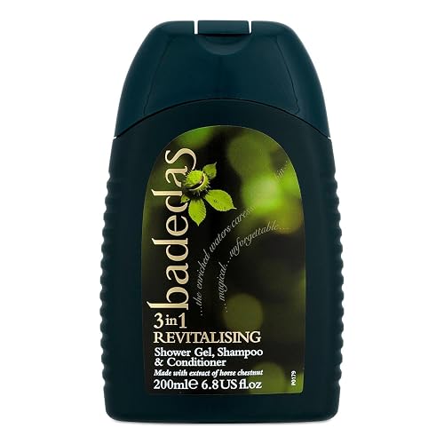 Badedas Revitalising Shower Gel, Shampoo & Conditioner 200ml (PACK OF 2) Beauty & Personal Care Badedas