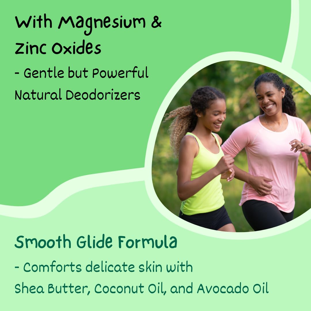 MONA All Natural Deodorant for Kids - Safe for Kids - Vegan, Hypoallergenic & Free from Baking Soda, Aluminum & Synthetic Scents (3-PK HONEYDEW 1.76 Beauty and Personal Care MONA
