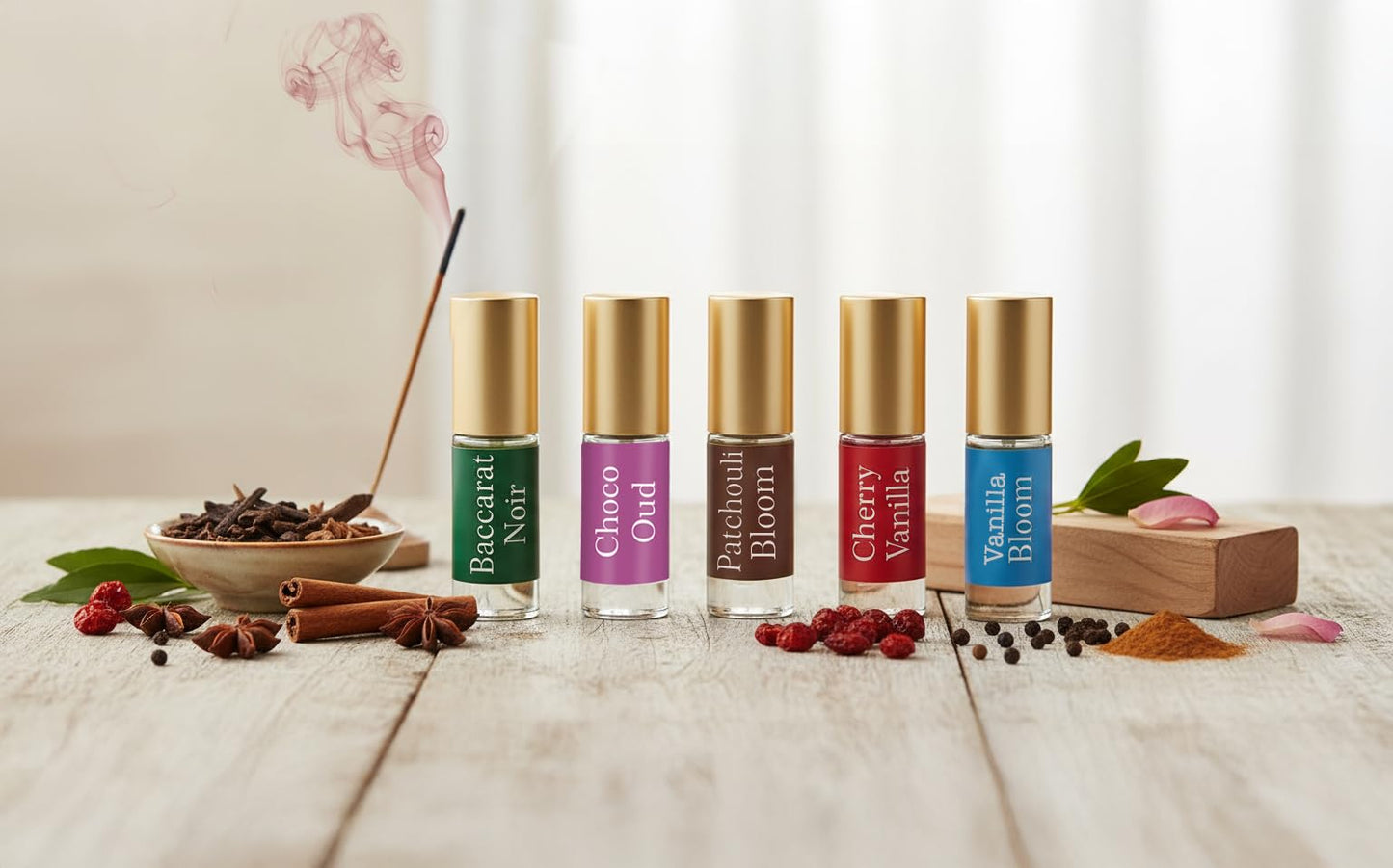 Zoha Perfume Discovery Set | Sample Perfumes for Women & Men with Sweet, Spice & Woody Scents | Alcohol-free Layering Perfume Oils | Travel Size Long Beauty & Personal Care Zoha