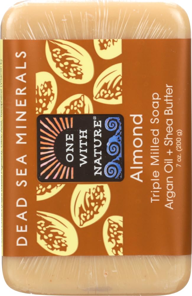 One With Nature Dead Sea Mineral Soap Almond - 7 oz Beauty & Personal Care One With Nature